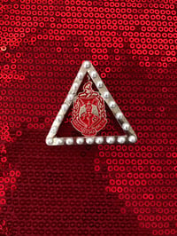 Delta Crest Pyramid Pin