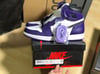Court purple Jordan 1