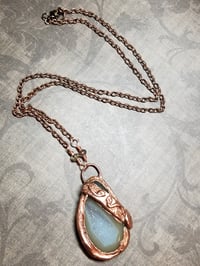 Image 3 of Electroformed Onyx Drusy Necklace