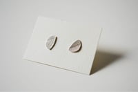 Image 2 of Leaf textured stud earrings