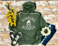 Image 1 of BONFIRE HOODIE SCREENPRINT 