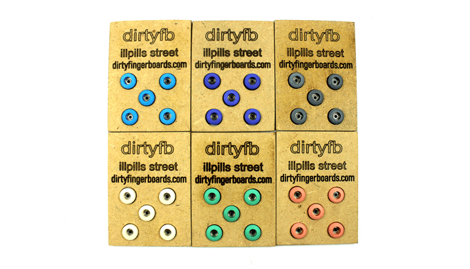 Image of DIRTY FINGERBOARDS  ILLPILLS (Street Shape)