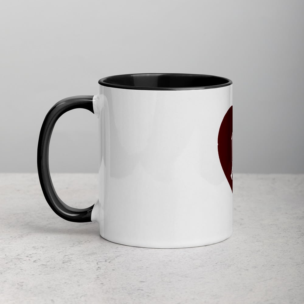 Image of AAMU LOVE Mug with BLACK INSIDE