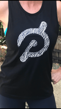 Women's Zebra Logo Muscle Tank