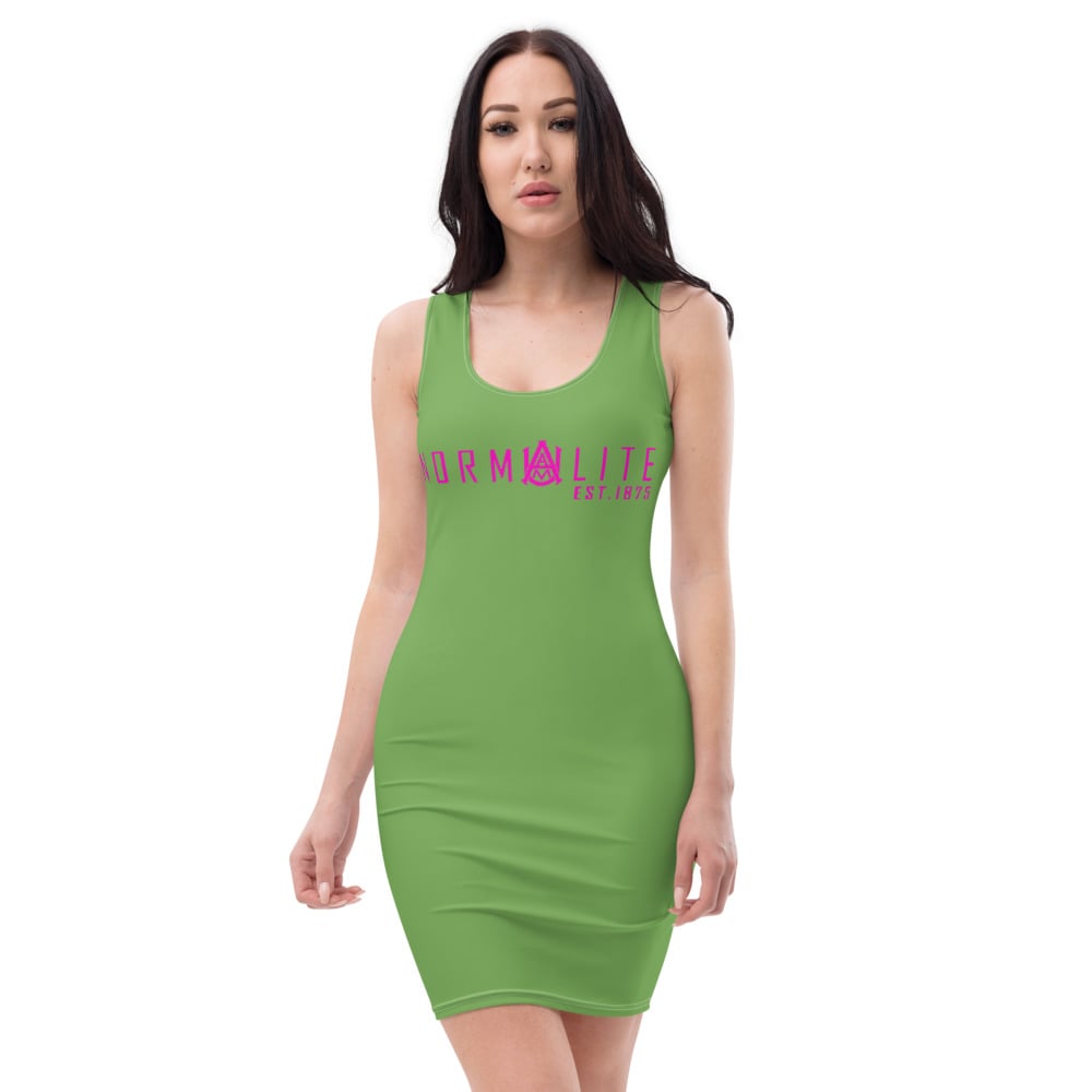 Image of AAMU PINK/GREEN Sublimation Cut & Sew Dress