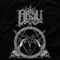 Image 5 of ABSU - NEVER BLOW OUT THE EASTERN CANDLE (GREY PRINT) HOODIE