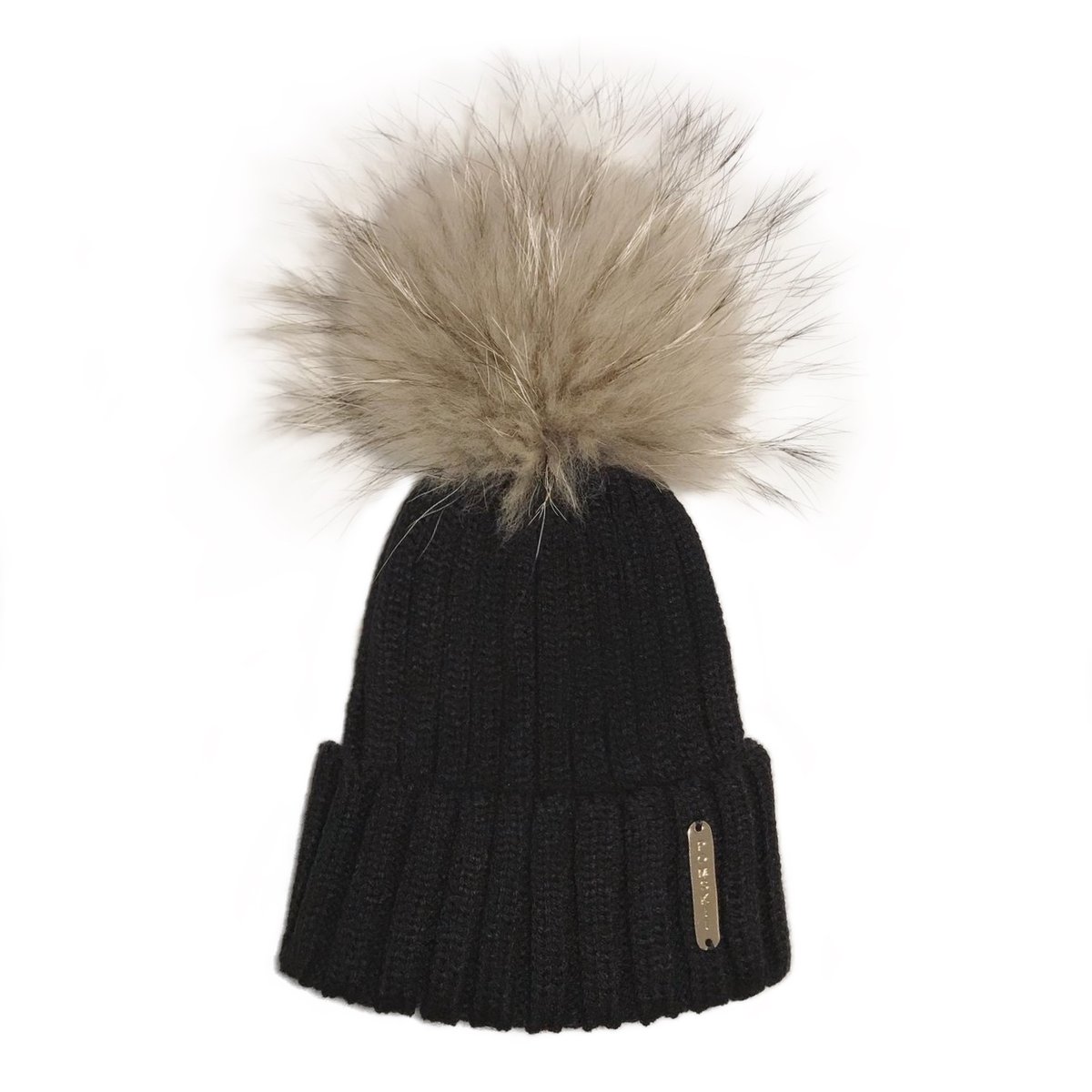 BELLINI luxury faux fur pom pom