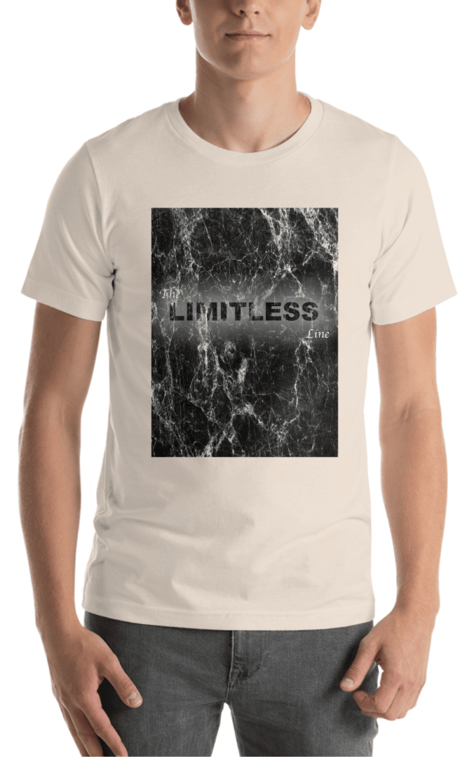 Marble Background Logo Tee