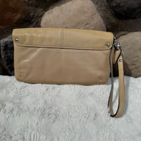 Image 2 of Vintage Coach Beige Wristlet Wallet