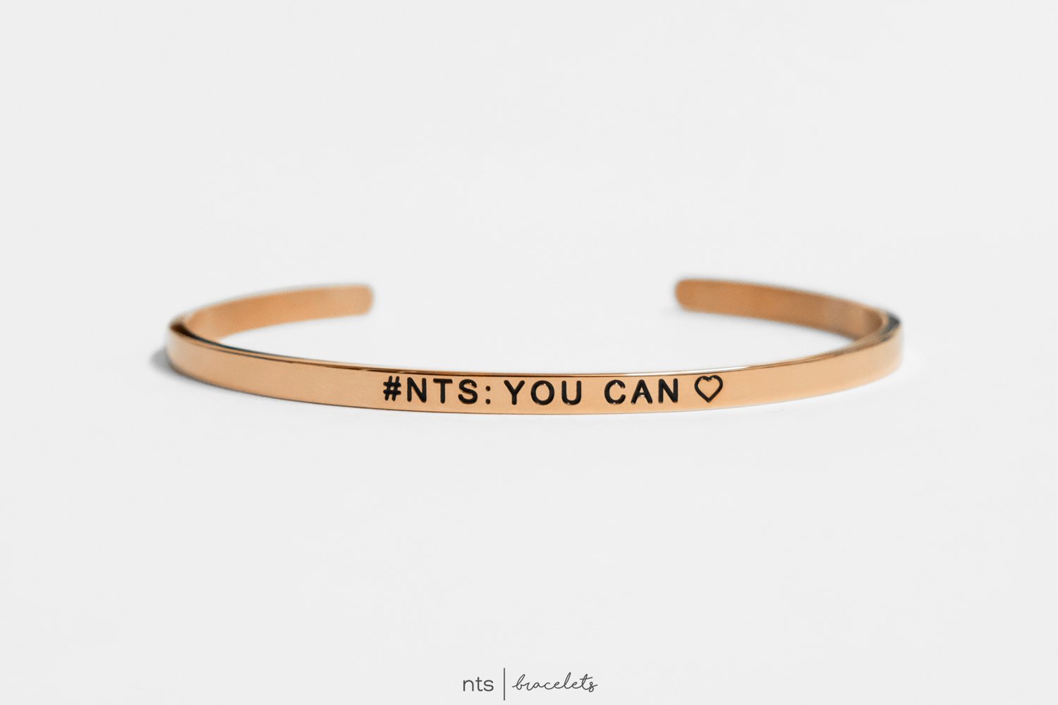 Image of #NTS: YOU CAN <3 (Rose Gold)