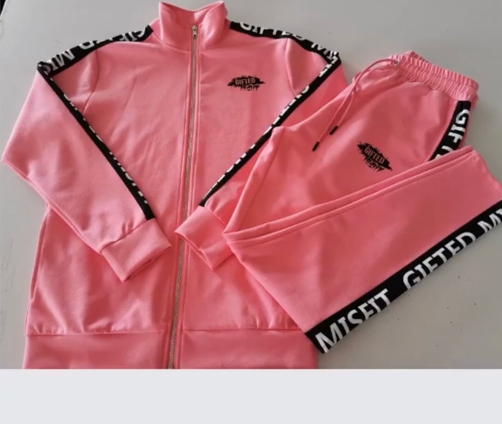 Image of Pink GIFTED MISFIT track suit 