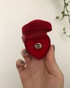SMALL ROUND HAND ENGRAVED SIGNET RING