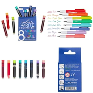 Image of Colour Write Fountain Pen Set