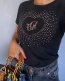 Image 1 of Dior Diamanté T-Shirt