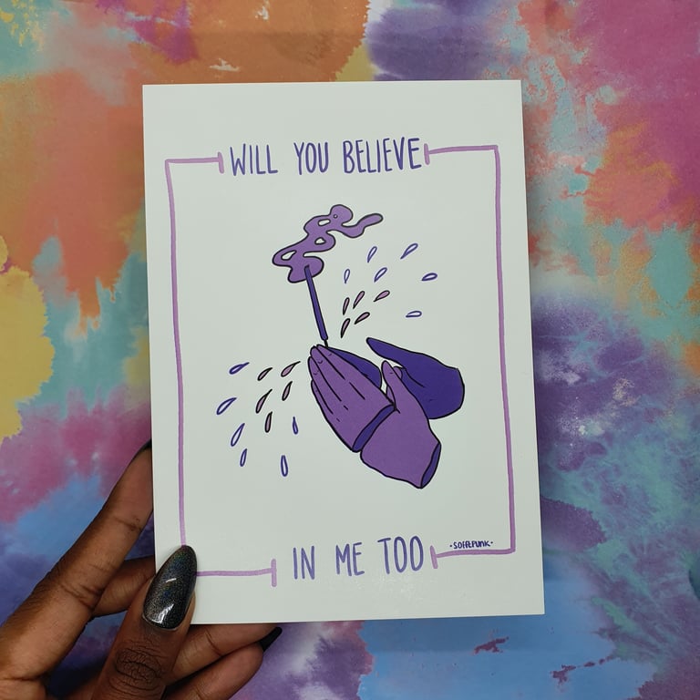 Our Best / Our Faith Postcard Prints Image 3