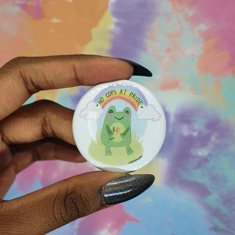 No Cops At Pride - 32mm Badge Image 3