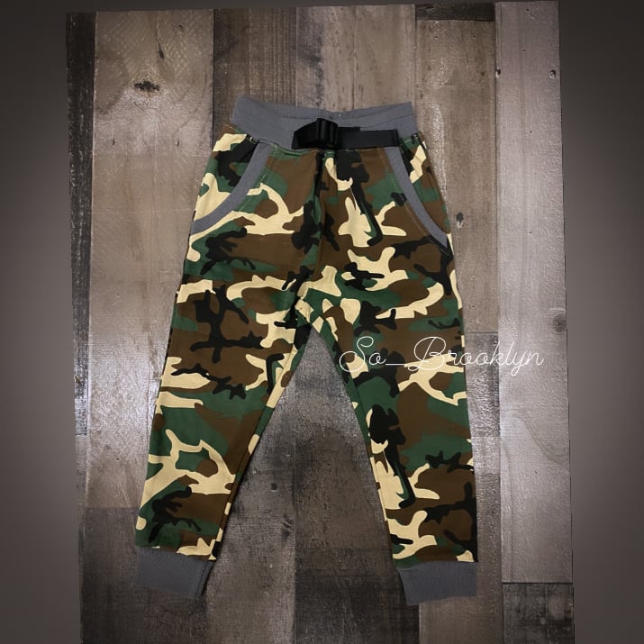 commando leather joggers