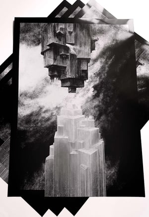 Image of WHITE NOISE AND BLACK METAL POSTER PRINT