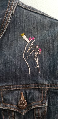 Image 5 of Bud the embroidered jean jacket