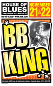 Image of BB KING Houston House of Blues 09