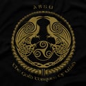ABSU - THE GOLD TORQUES OF ULAID (GOLD PRINT) 1 HOODIE