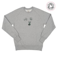 Image 1 of Whatever Mum! Unisex Grey Sweatshirt (Organic)