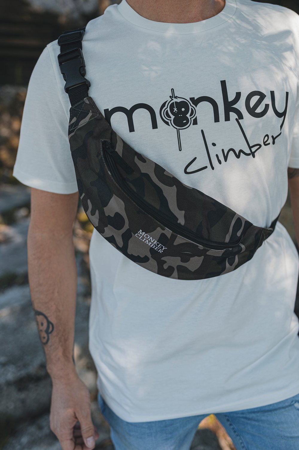 Image of Monkey Climber Bum Bag I DPM Camou