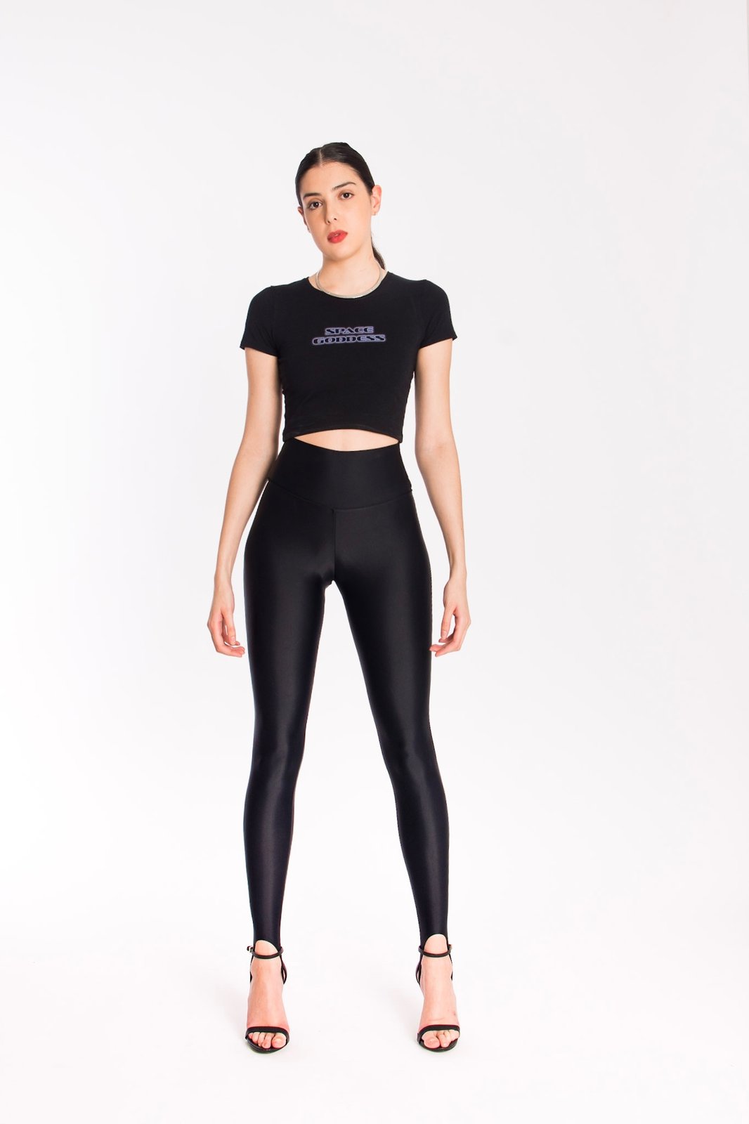 American Apparel Shiny Nylon Tricot Leggings, Cobalt, X-Small - Walmart.com