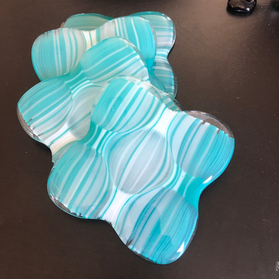 Image of Glass Coasters (Set of 4) #2