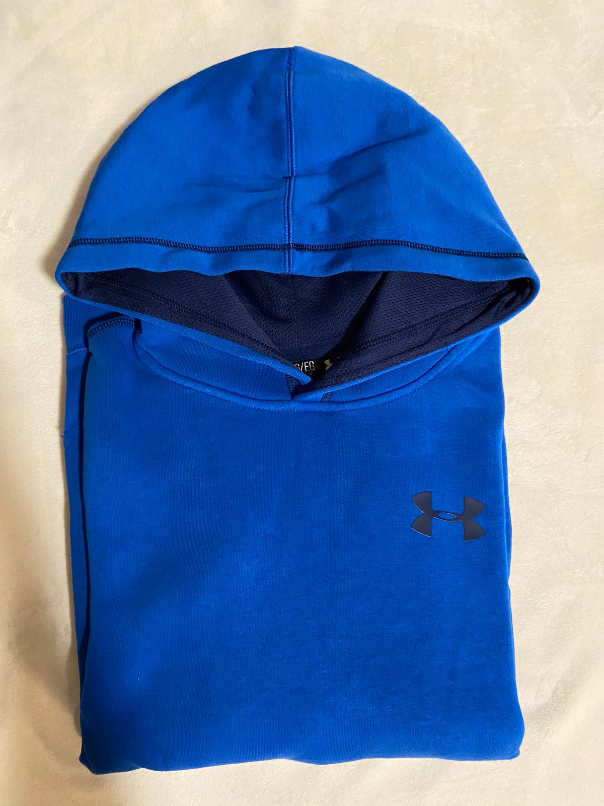 blue under armor hoodie