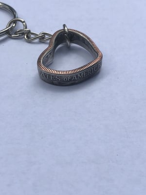 Image of Bicentennial Heart Keychain