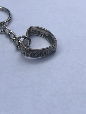 Image of Bicentennial Heart Keychain