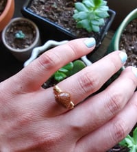 Image 3 of Goldstone ring