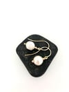 white baroque pearl earrings in 14k gold
