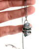 raw aquamarine necklace