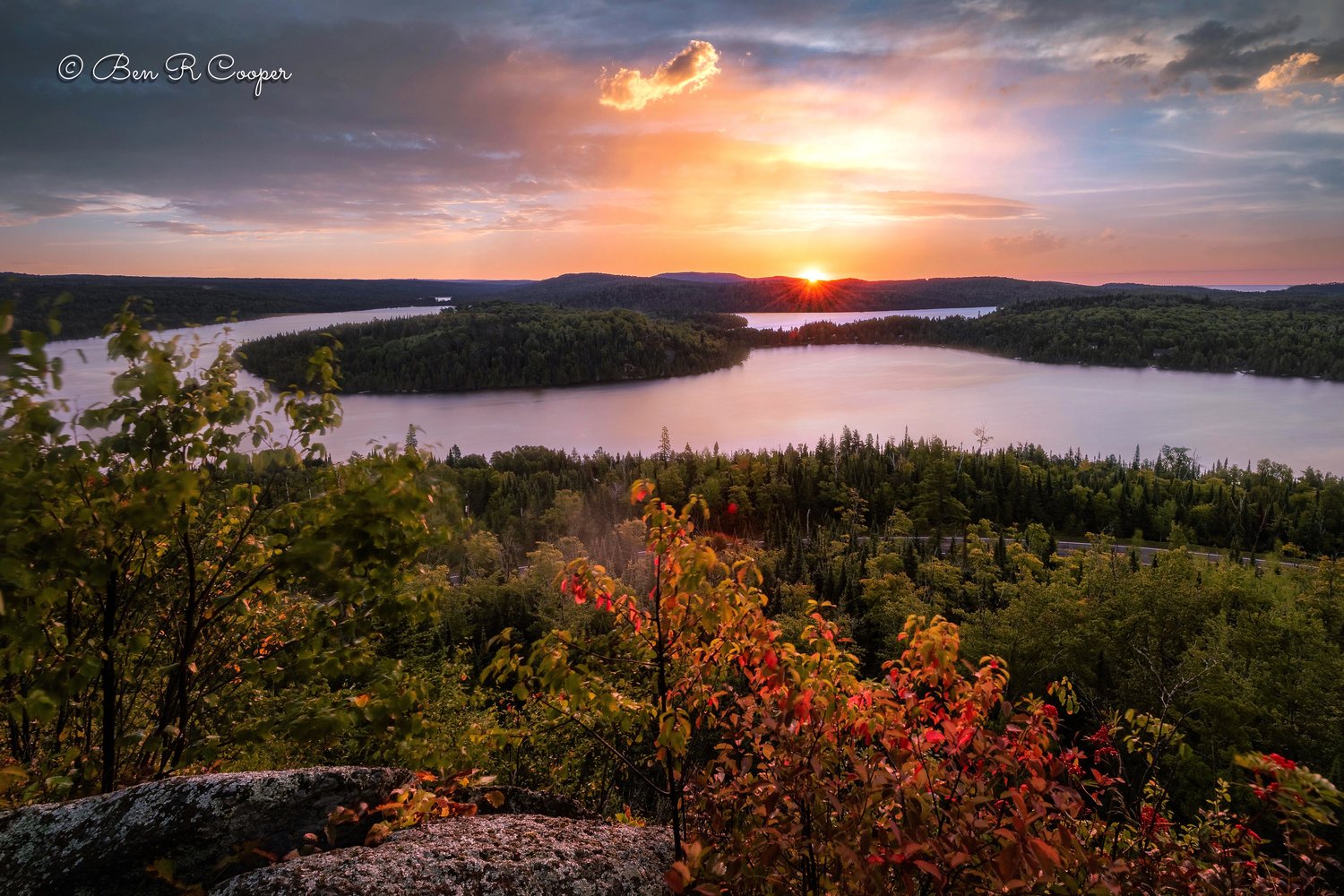 Sunrise at White Sky Rock