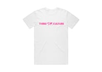 Third Culture Logo T- Shirt | White/Pink