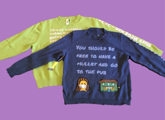 Rise Up and Rebel sweater 