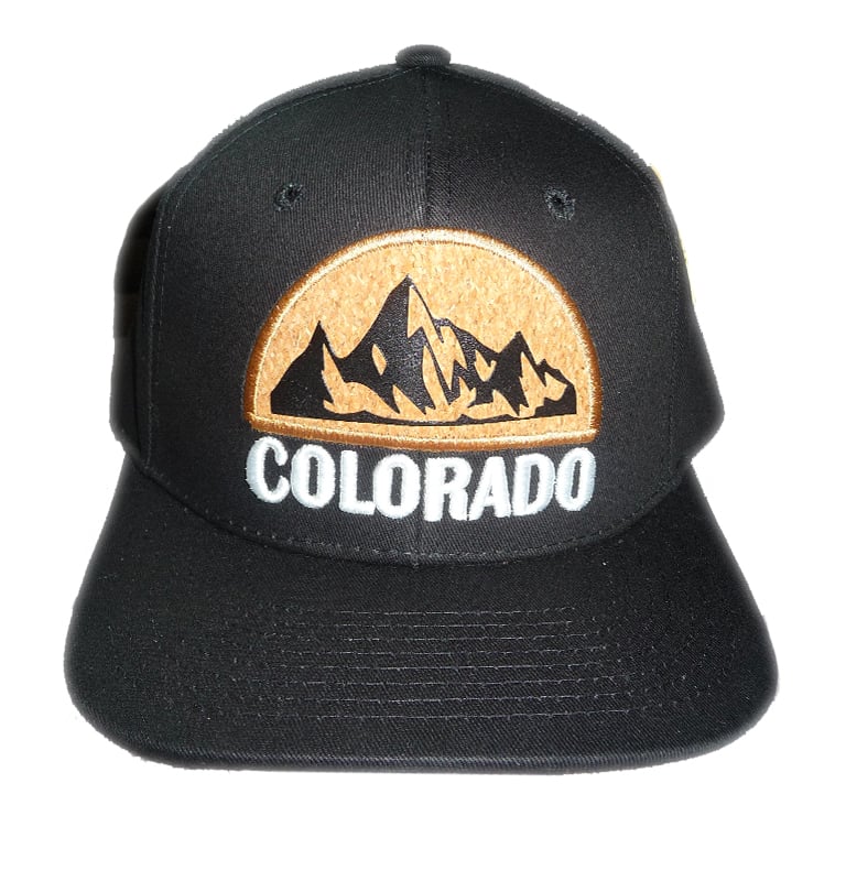COLORADO CORK LOGO SNAPBACK HAT BLACK | Edifice Clothing