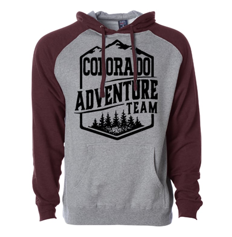 Image of COLORADO ADVENTURE TEAM DUO TONE PULL OVER HOODIE 