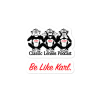 Image 1 of GAS Monkeys + Be Like Karl Vinyl Sticker Set (2 stickers)