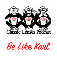 Image 3 of GAS Monkeys + Be Like Karl Vinyl Sticker Set (2 stickers)