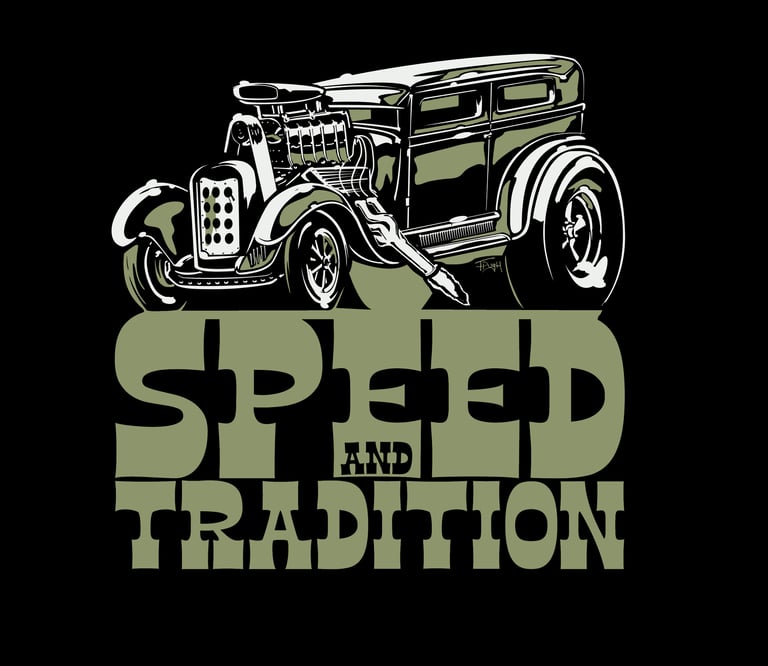 "Drag Sedan" Long sleeve tee Image 5
