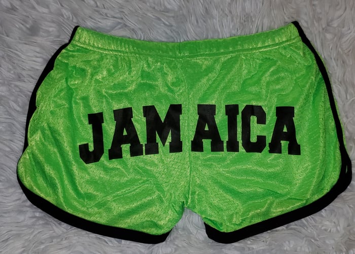 Jamaican Pink Batty Rider Shorts Everything Jamaica