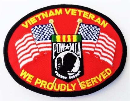 Image of Vietnam Veteran POW MIA Patch