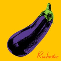 Rochester Eggplant Sticker