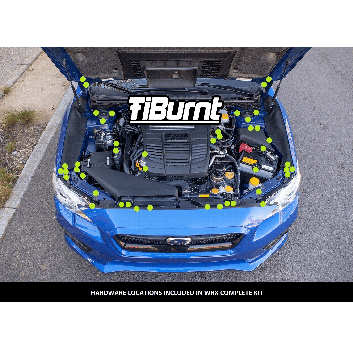 15 Subaru Wrx Sti Va Tiburnt Elite Engine Bay Kit Tiburnt 15 Subaru Wrx Sti Va Tiburnt Elite Engine Bay Kit Tiburnt