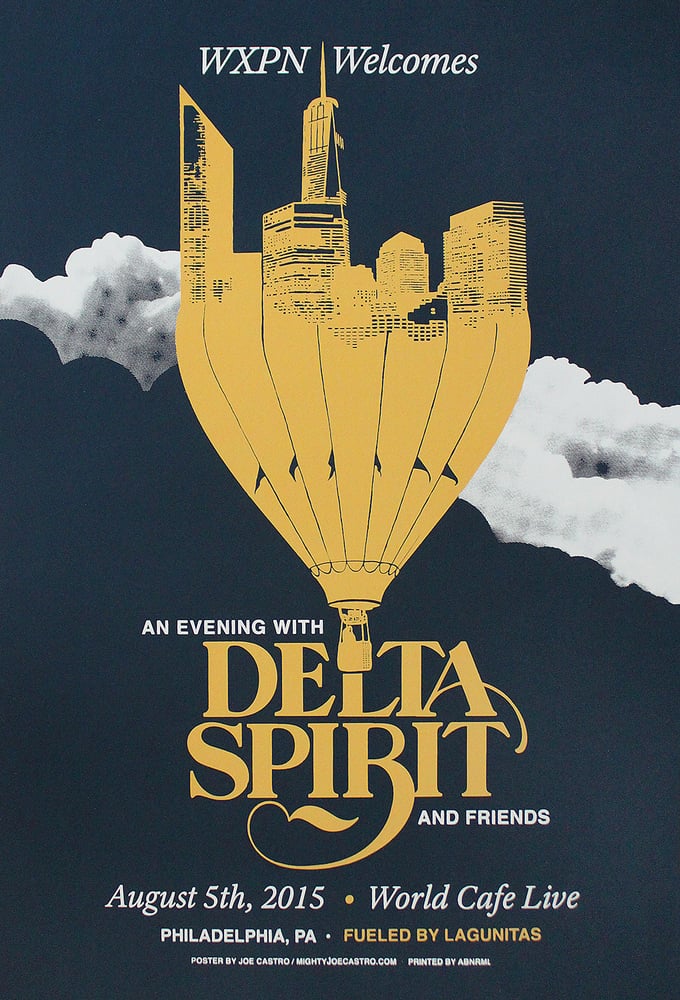 Image of Delta Spirit / gigposter