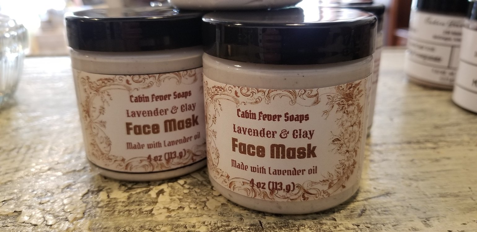 Image of Lavender Clay Mask 4 oz .