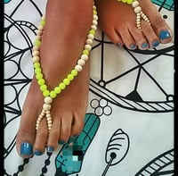 Neon Green Barefoot Sandals 